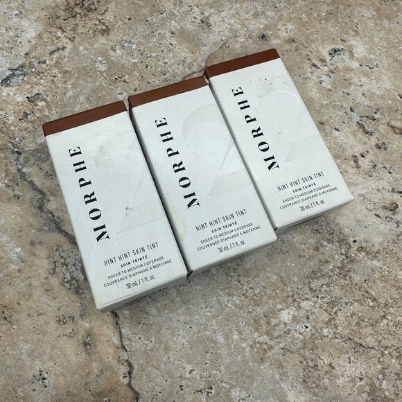Lot Of 3 Morphe 2 Hint Hint Skin Tint Foundation Shade Hint Of TRUFFLE 1 fl oz - Picture 11 of 12